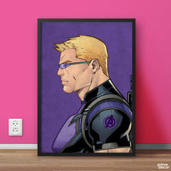Hawkeye Sideview Marvel Avengers | Movie Poster Wall Art - Prime Décor