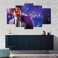 John Wick (5 Panel) Movie Wall Art - Prime Décor