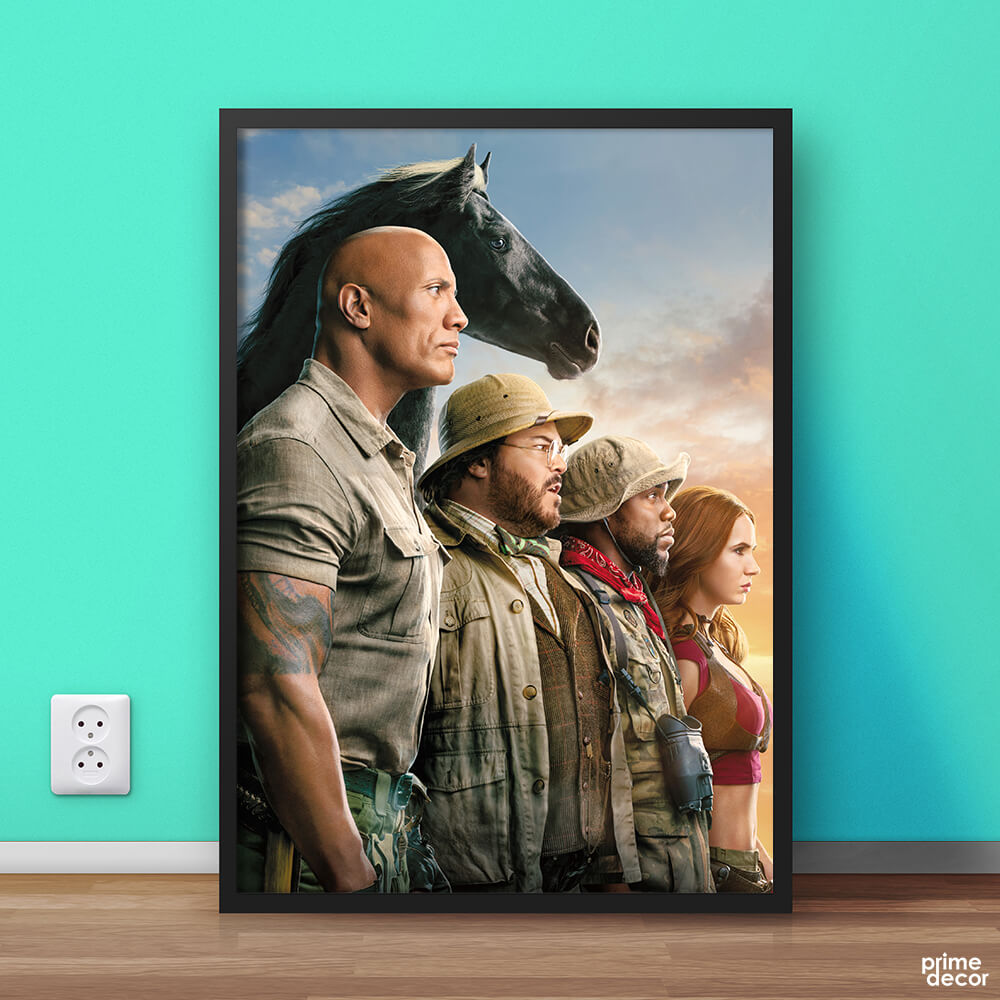 Jumanji The Next Level 2019 | Movie Poster Wall Art - Prime Décor