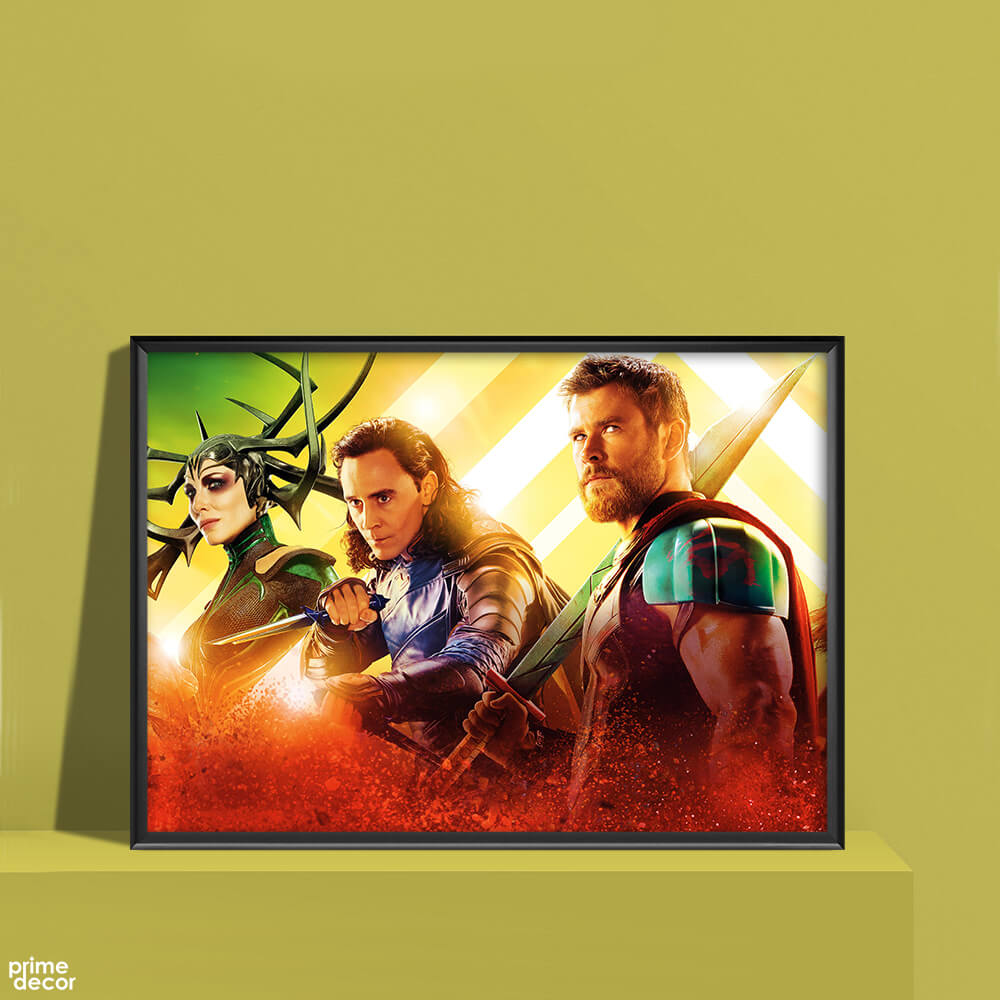 Loki And Hela Thor Ragnarok | Movies Poster Wall Art - Prime Décor