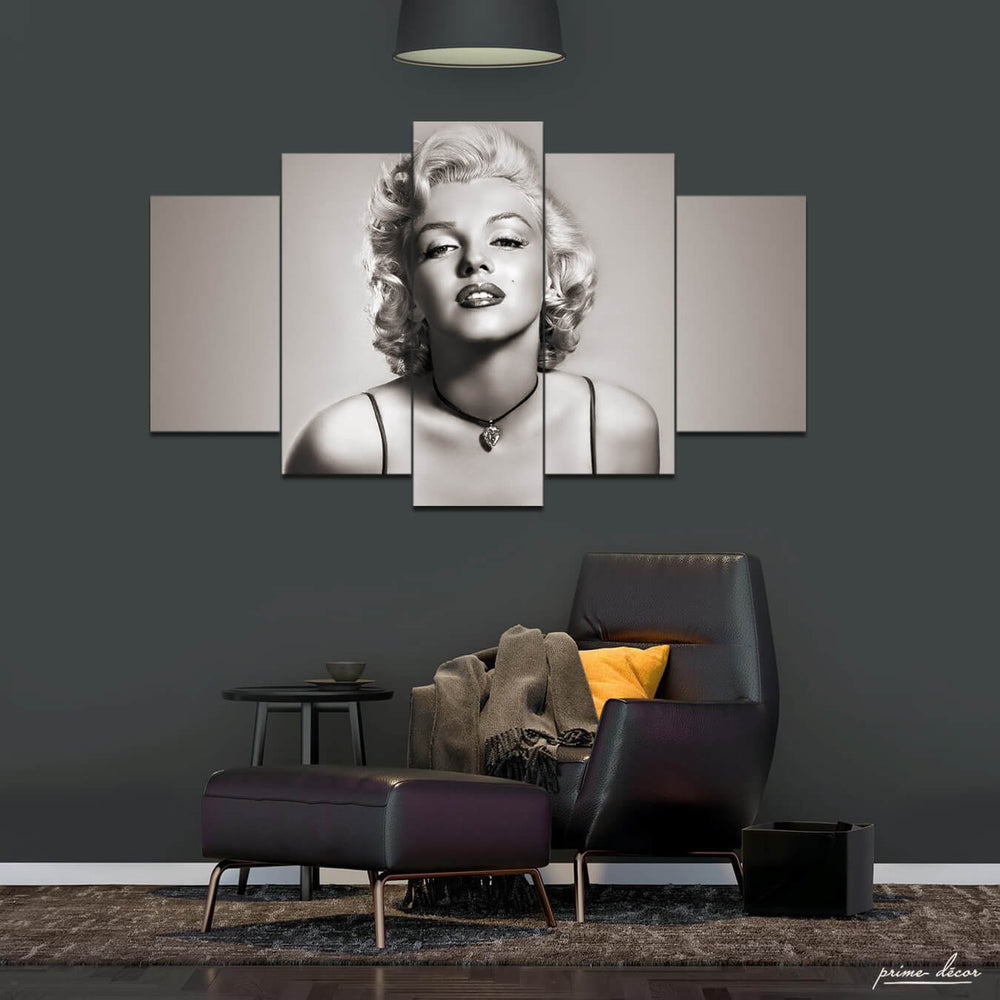Marilyn Monroe (5 Panel) Celebrity Wall Art - Prime Décor