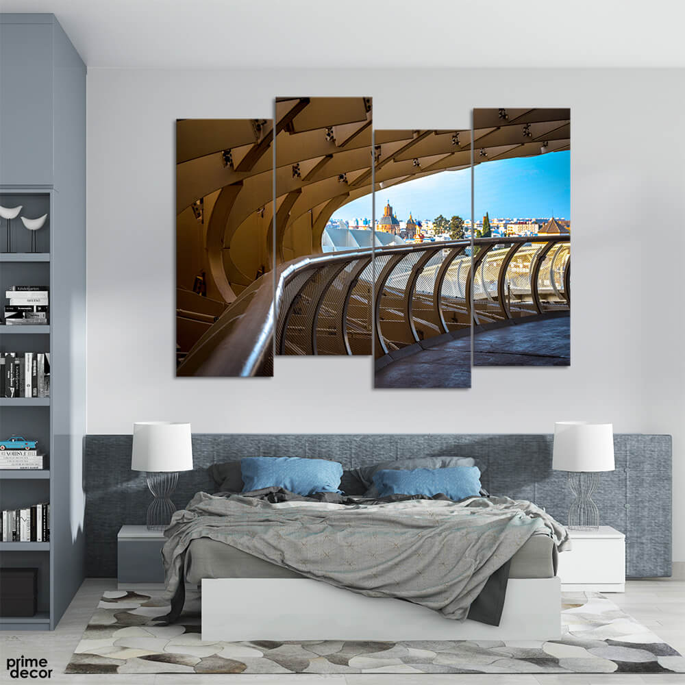 Metropol Parasol – Spain (4 Panel) Architecture Wall Art - Prime Décor