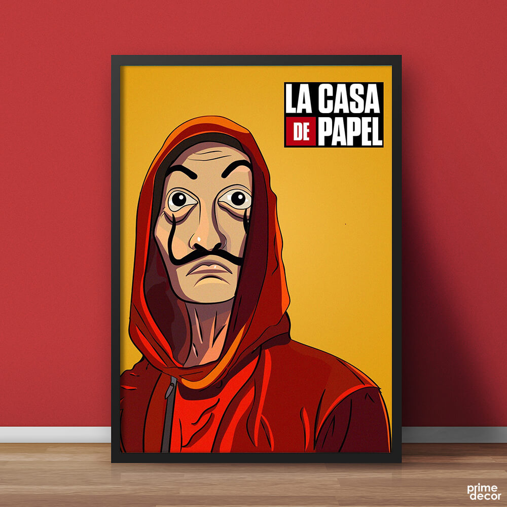 Money Heist La Casa De Papel | Movies Poster Wall Art - Prime Décor