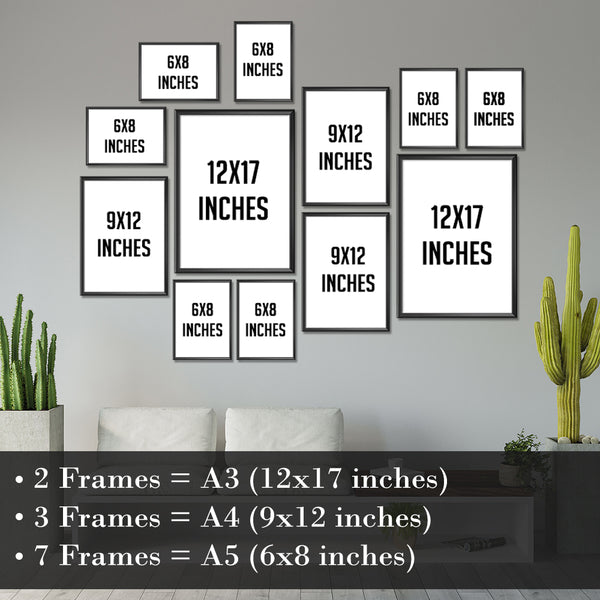 Movie Mix Vol-01 Wall Décor Setup (12 Panel) Movie Wall Art - Prime Décor