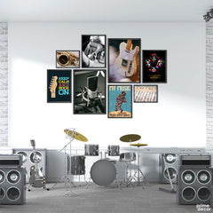 Music Mix Vol-2 (8 Panel) Music Wall Art - Prime Décor