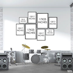 Music Mix Vol-2 (8 Panel) Music Wall Art - Prime Décor
