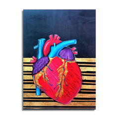 Human Heart | Handmade Painting - Prime Décor