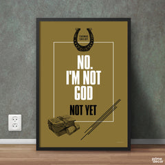 No I’m Not God Thomas Shelby Quote Peaky Blinders | Movies Poster Wall Art - Prime Décor