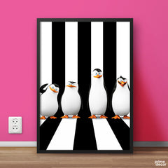 Penguins from Madagascar | Movie Poster Wall Art - Prime Décor