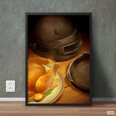 Pubg Chicken Dinner | Games Poster Wall Art - Prime Décor