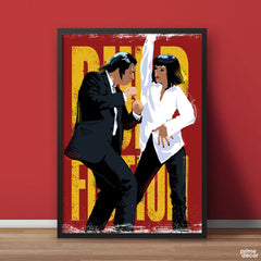 Pulp Fiction Cult Classic | Movie Poster Wall Art - Prime Décor