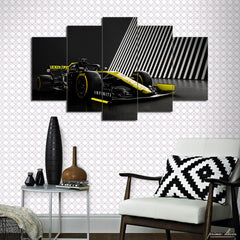 Renault Formula F1 (5 Panel) Cars Wall Art - Prime Décor