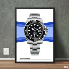 Rolex Submariner Black | Success Poster Wall Art On Sale - Prime Décor