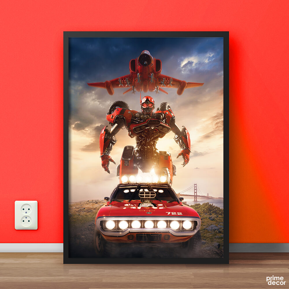 Shatter Transformer from Bumblebee 2018 | Movie Poster Wall Art - Prime Décor