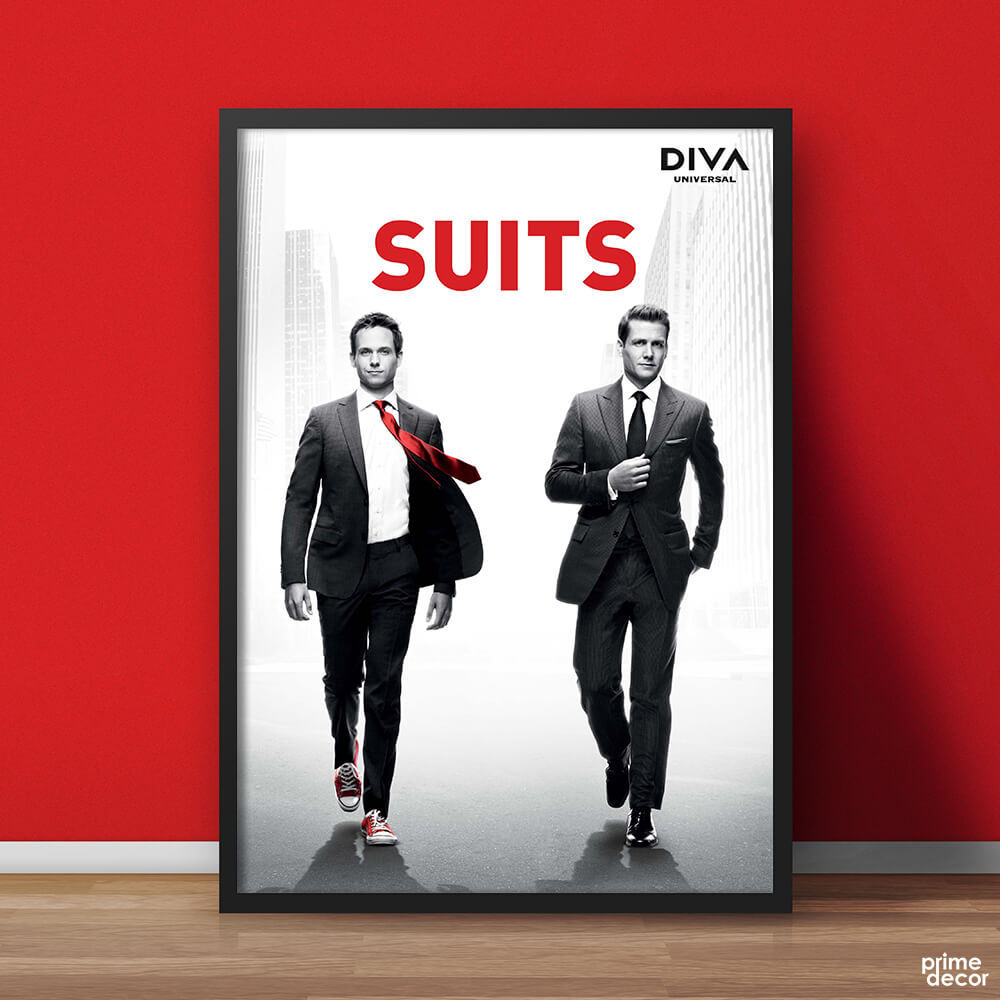 Suits Harvey Specter & Mike Ross | Movie Poster Wall Art - Prime Décor