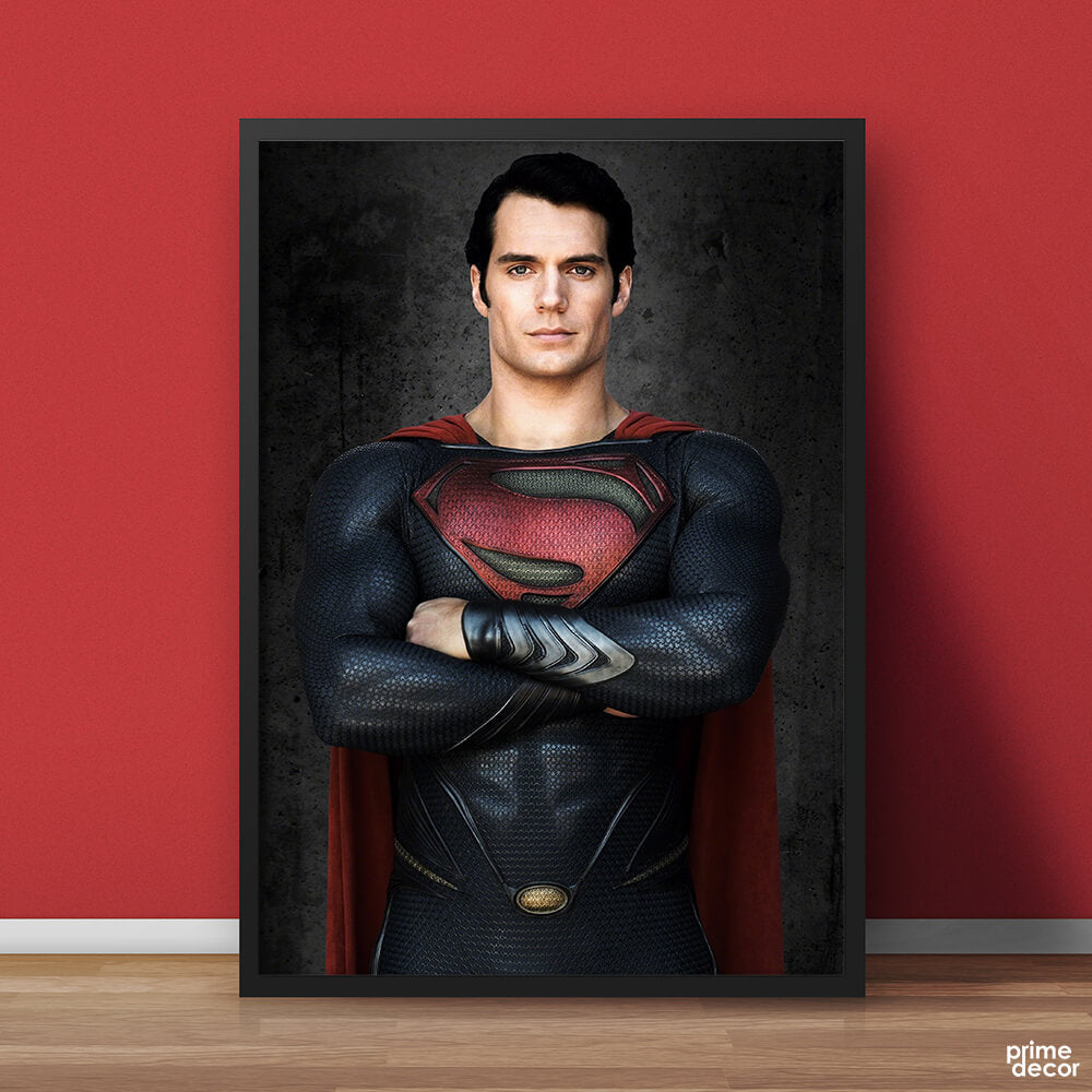 Superman Front Pose | Movie Poster Wall Art - Prime Décor