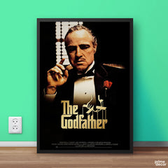 The Godfather Vito Corleone | Movie Poster Wall Art - Prime Décor