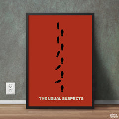 The Usual Suspects 1995 Minimalist | Movie Poster Wall Art - Prime Décor