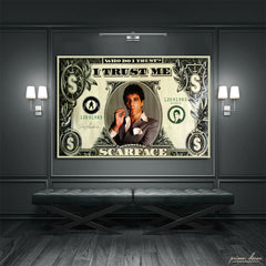 Tony Montana Al Pacino (Single Panel) Scarface Wall Art - Prime Décor
