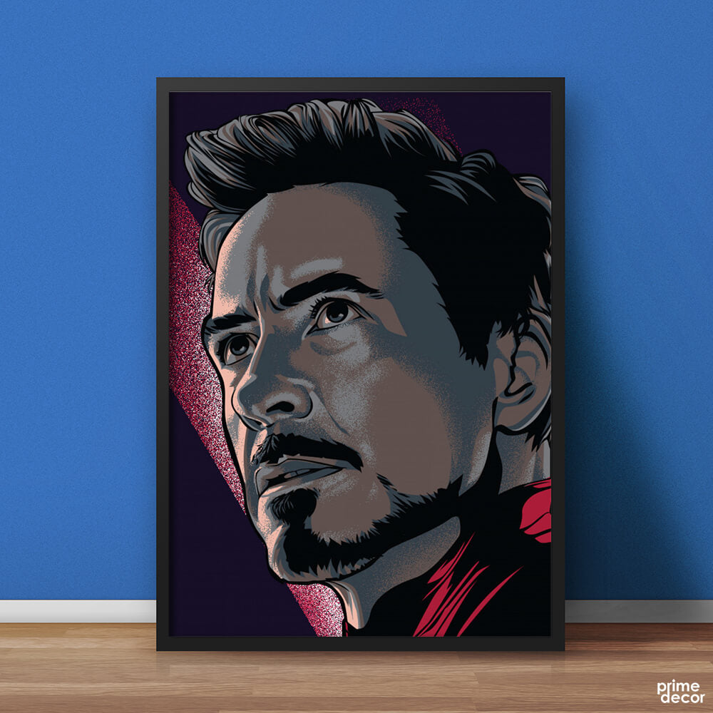 Tony Stark Iron Man | Movie Poster Wall Art - Prime Décor