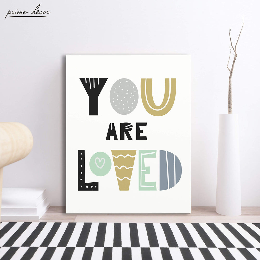 You Are Loved Nursery Wall Art - Prime Décor