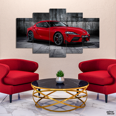Toyota GR Supra (5 Panel) Car Wall Art - Prime Décor
