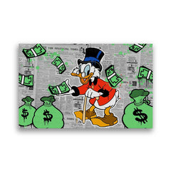 Scrooge Raining Cash - Prime Décor