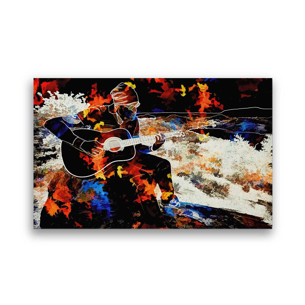 Guitar Boy Illustration - Prime Décor