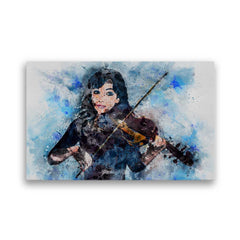 Voilin Girl Illustration - Prime Décor