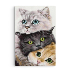 Three Cute Cats - Prime Décor