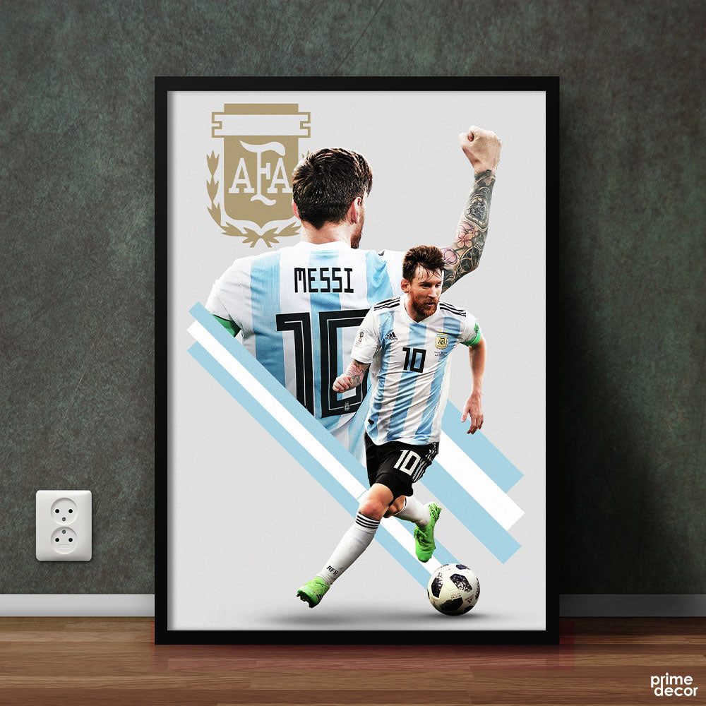 Lional Messi AFA | Sports Wall Art - Prime Décor