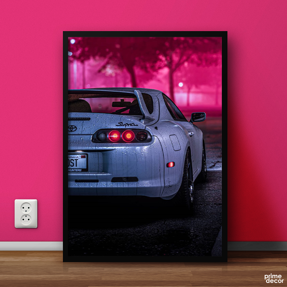 Toyota Supra Forza | Car Poster Wall Art On Sale - Prime Décor