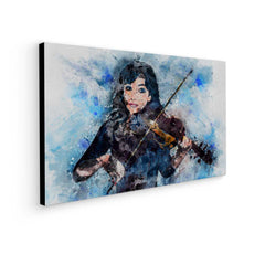 Voilin Girl Illustration - Prime Décor