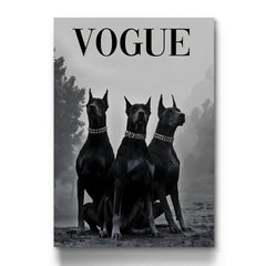 Chic Vogue Doberman Trio