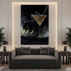 Black Panther Claw & Leopard Martini
