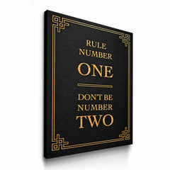 Don't Be Number Two
