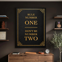 Don't Be Number Two