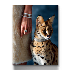 Glamorous Jeweled Cat