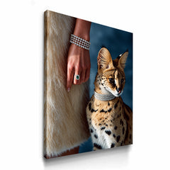 Glamorous Jeweled Cat