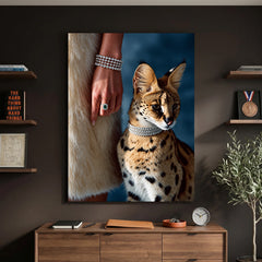 Glamorous Jeweled Cat