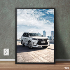 Lexus On The Road | Cars Poster Wall Art