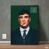 Thomas Shelby Smoking In Style Peaky Blinders  | Movie Poster Wall Art