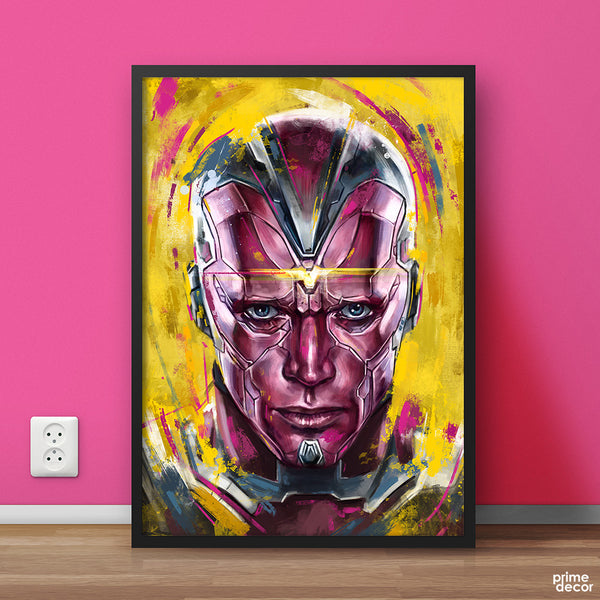 Vision From Avengers | Movie Poster Wall Art