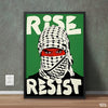 Rise Resist Palestine | Islamic Poster Wall Art