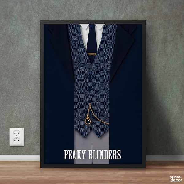 Peaky Blinders Suit With Text  | Movie Poster Wall Art