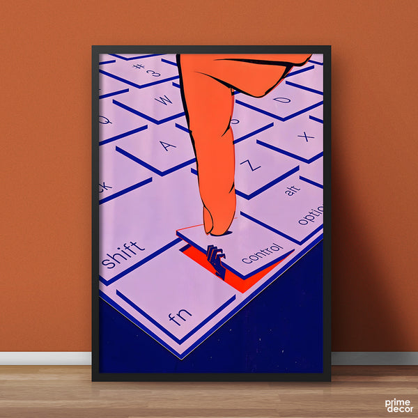 Control Yourself Artwork | Motivation Wall Art