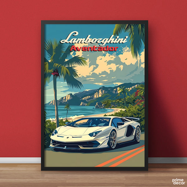 Lamborghini Aventador | Cars Poster Wall Art