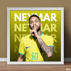 Famous Football Players with Typography Background (6 Panel) Sports Wall Art