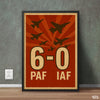 PAF 6 - IAF 0 & Operation Bunyan-un-Marsoos (2 Panel) Army Poster Wall Art
