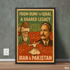 From Rumi To Iqbal - A Shared Legacy | Iran War 2025 | Army Poster Wall Art